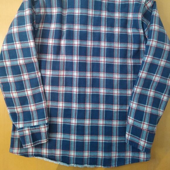 Vintage Sears Lined Flannel Button Shirt - Picture 5 of 7